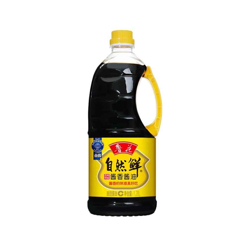 鲁花自然鲜酱香酱油1.28L 